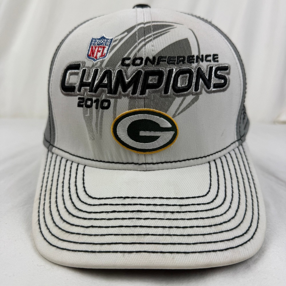 Reebok Green Bay Packers NFL Conference Champions 2010 Super Bowl XLV Hat‎ Cap